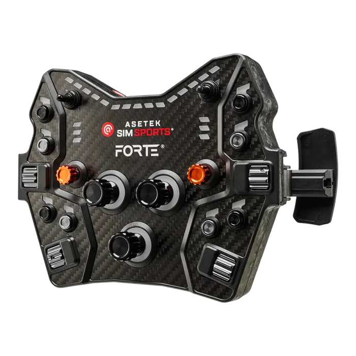 Asetek SimSports Forte GT Button Box (Black Aluminum) - Button Box