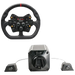 Asetek SimSports Invicta 27nm Direct Drive Wheel Base Forte GT Wheel Bundle GT Closed D Black Leather + Forte GT