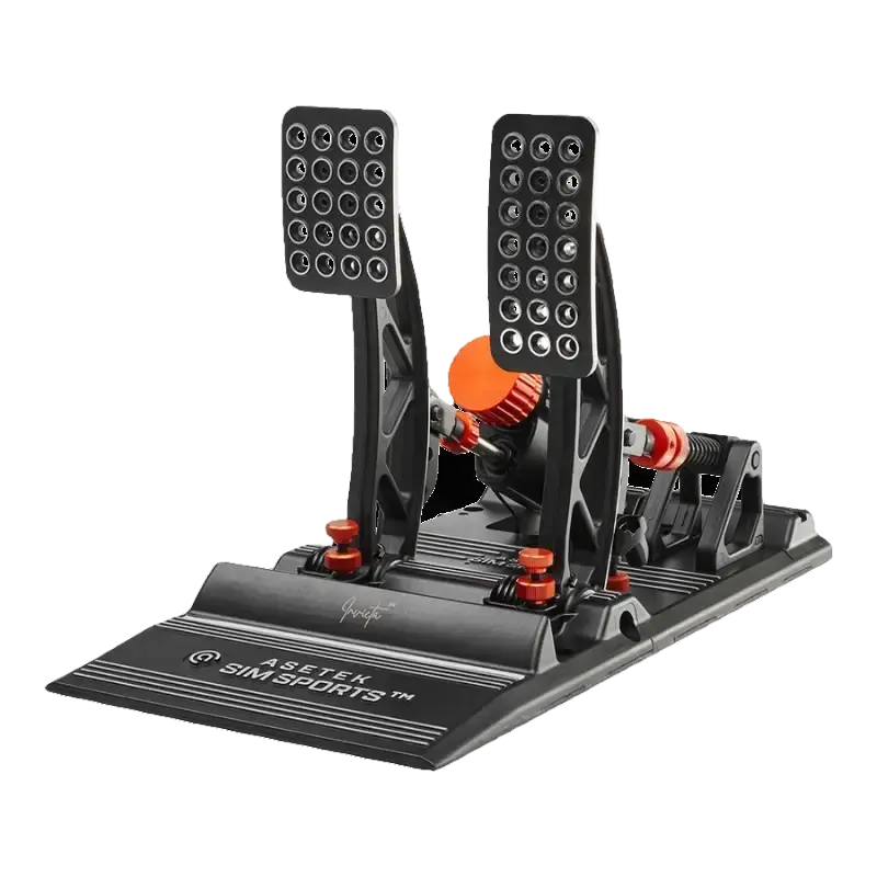 Asetek SimSports Invicta™ Pedals T.H.O.R.P.™ II Throttle and Brake Pedals Sim Pedals