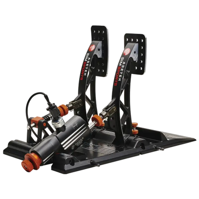 Asetek SimSports Invicta™ Sim Racing Pedals Brake and Throttle - Hydraulic System - Sim Pedals