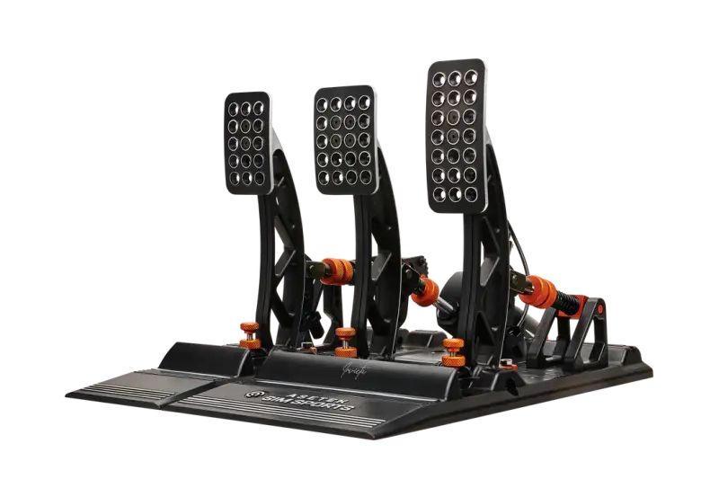 Asetek SimSports® Invicta™ Hydraulic Pedals - Throttle Brake and Clutch - Sim Pedals