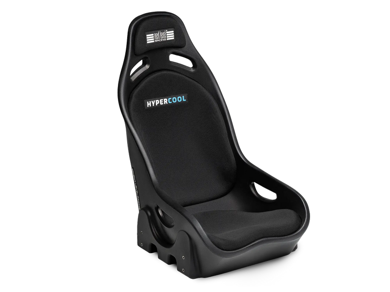 Next Level Racing ES1 Hypercool Sim Racing Seat angled front view
