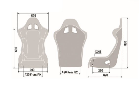 Sparco EVO SKY size