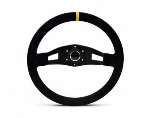 Ltec - 2 SPOKE 350MM SUEDE 90MM DEEP - Steering wheel - Steering Wheel