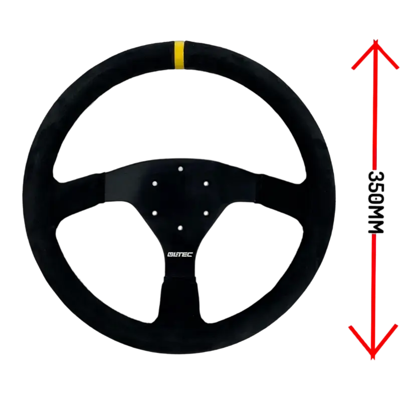 Ltec - 3 SPOKE FLAT Steering Wheel - Steering Wheel