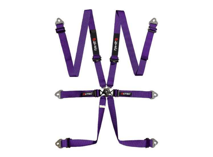 LTEC Endurance Aluminium 6-Point Racing Harness – Purple – photo 13