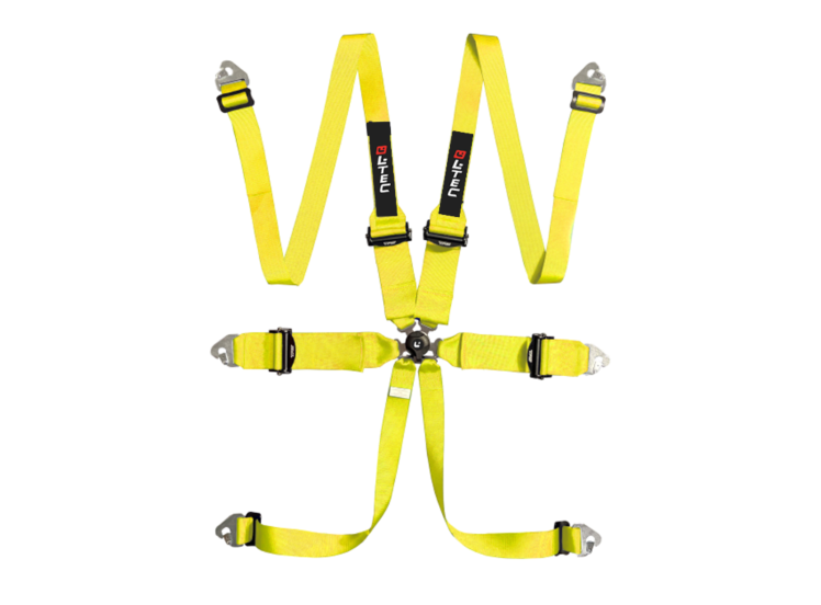 LTEC Magnum HANS Ultralite 6-Point Racing Harness – Yellow – photo 10