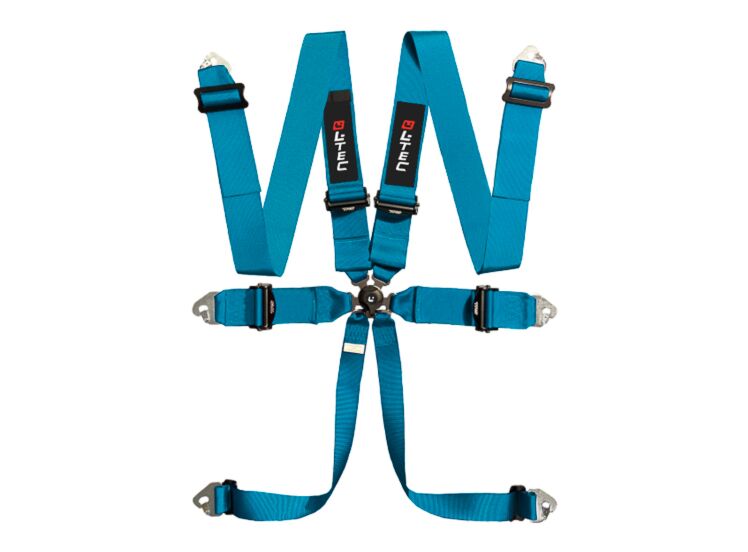 LTEC Magnum Ultralite 6-Point Racing Harness – Miami Blue – photo 14