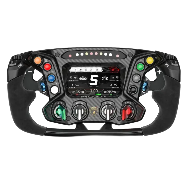 Moza Racing Automobili Lamborghini Squadra Corse Essenza SCV12 Sim-Racing Steering Wheel - Steering Wheel