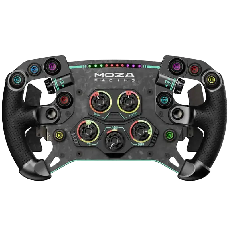 Moza Racing R9 Direct Drive Wheel Base – V2 + GS V2P GT Steering Wheel – Bundle - Wheel base + wheel