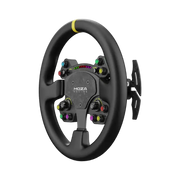 Moza Racing R9 Direct Drive Wheel Base – V2 + RS V2 Steering Wheel Leather - Bundle - Wheel base + wheel