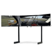 NEXT LEVEL RACING ELITE FREE STANDING TRIPLE MONITOR STAND - BLACK EDITION + Monitors