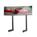 NEXT LEVEL RACING ELITE FREESTANDING SINGLE MONITOR STAND - BLACK + Monitor