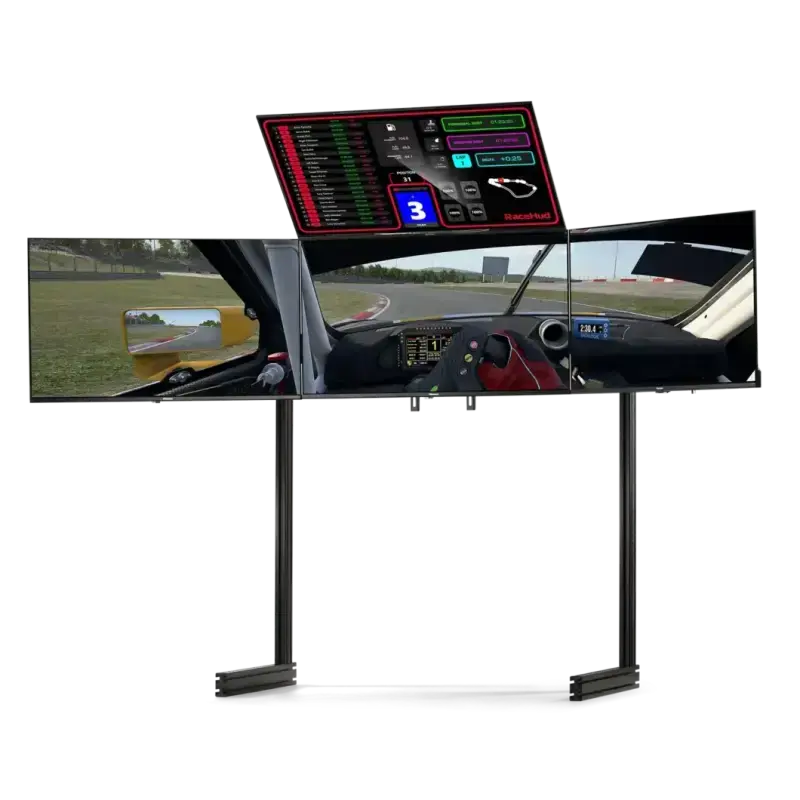 Next Level Racing Elite Quad Monitor Stand - Black Edition - Monitor Stand