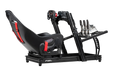 Next Level Racing F-GT ELITE LITE FRONT & SIDE MOUNT EDITION - Back view + ERS1 Seat and Fanatec CSL DD Wheel