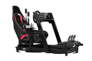 Next Level Racing GT-ELITE WHEEL PLATE EDITION - front view + ES1 seat and Thrustmaster T-GT2