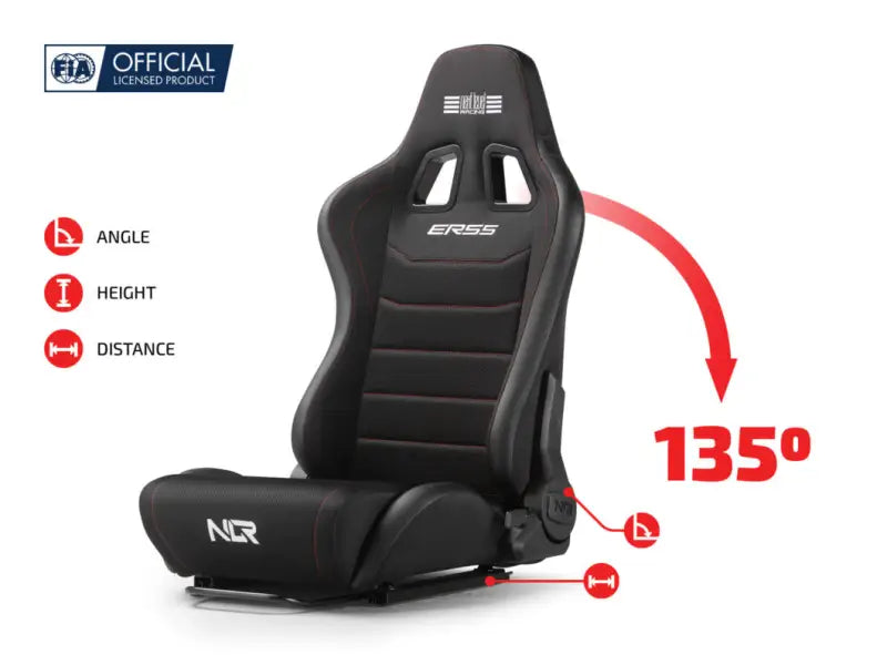 Next Level Racing® ERS5 Elite Reclining Seat – Fabric & SimAero Mesh Edition - Seat