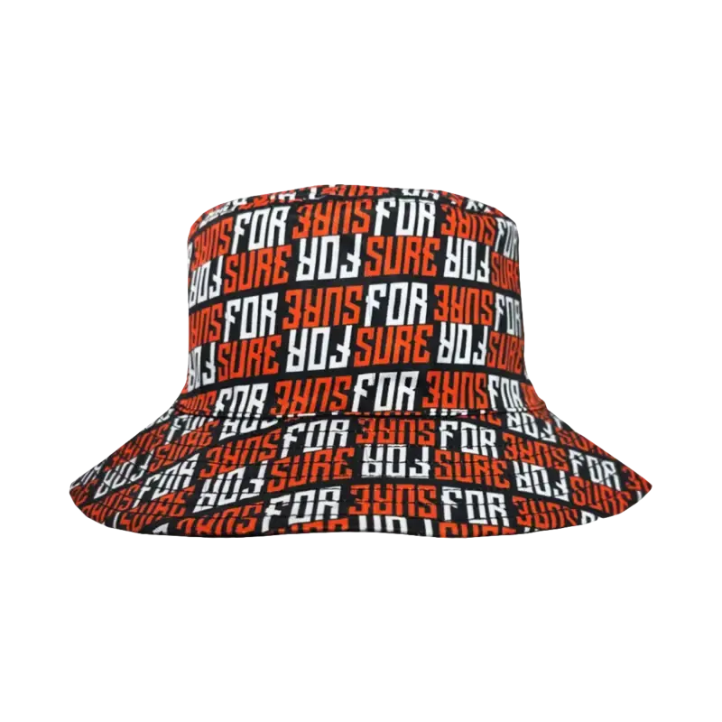 Reversible Bucket Hat FOR SURE PULSE Bucket Hat