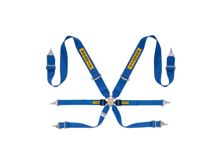 Sabelt Steel Rally 3x2 6-Point Racing Harness – Blue – photo 6