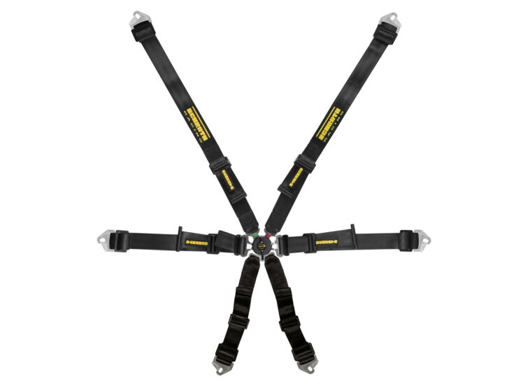 Schroth Flexi 2x2 6-Point Racing Harness – Black – photo 4