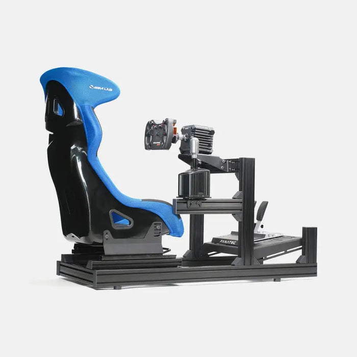 GT1 EVO Sim Racing Cockpit - back with Fanatec CSL DD