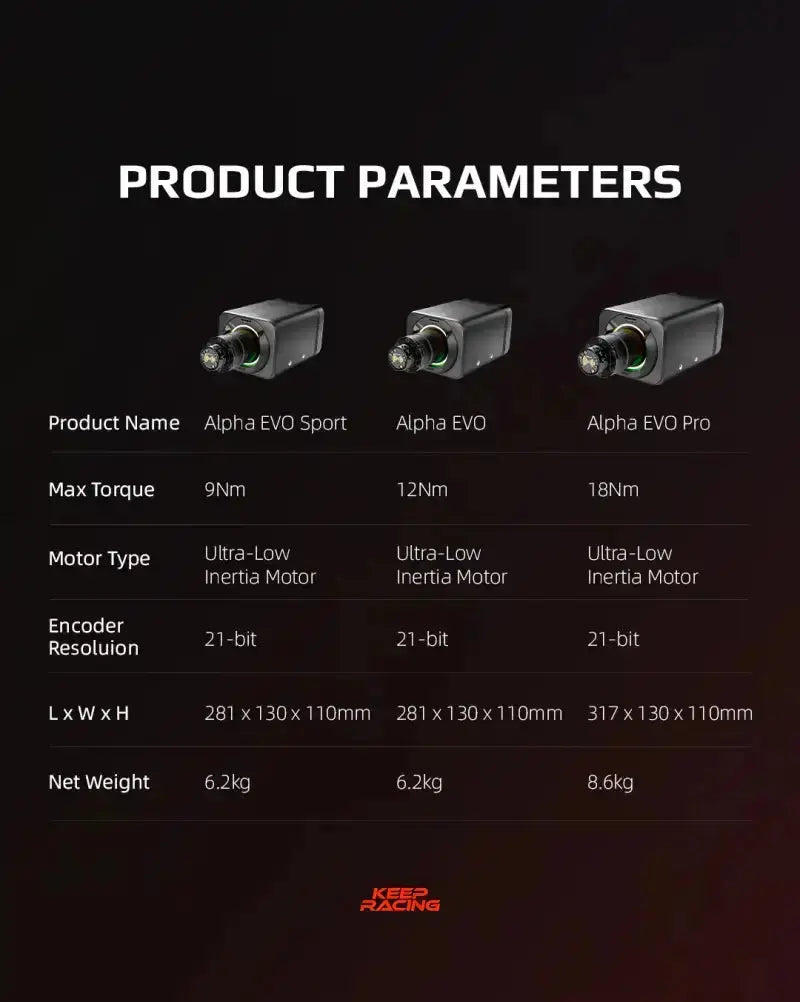 Simagic Alpha EVO Sport 9nm - Direct Drive Wheel Base - Direct Drive Wheel Base