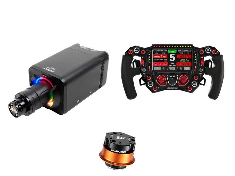 Simagic Alpha EVO 12 Nm + SOELPEC Steering Wheel + QR-A Bundle — SOELPEC - Spectra XR — LAVA