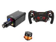 Simagic Alpha EVO 12 Nm + SOELPEC Steering Wheel + QR-A Bundle — SOELPEC Spectra LT – Formula-Style RGB Sim Racing Wheel — LAVA