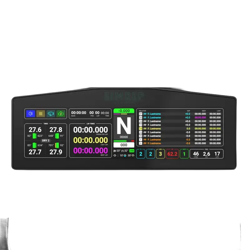 SimRep DDUXX1 Sim Dashboard - Sim Race Webshop — Sim Race Webshop B.V.