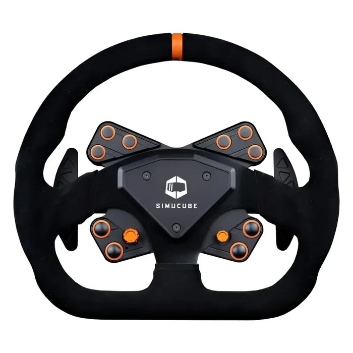 SIMUCUBE TAHKO GT-21 BLACK WIRELESS WHEEL - front view