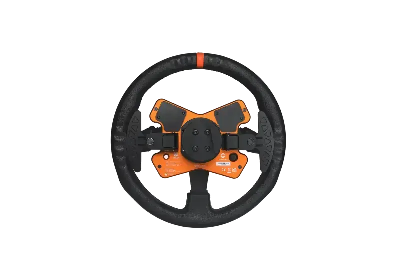 Simucube Tahko Round-23 Wheel Orange and Black Edition - Steering Wheel