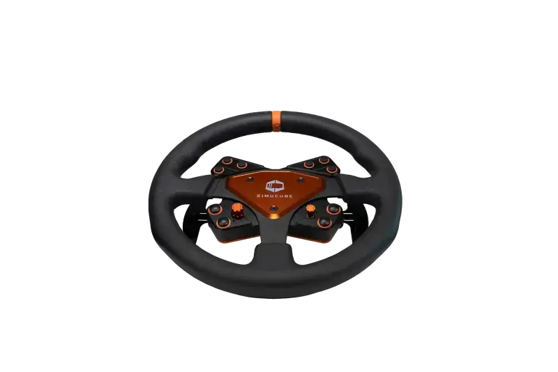 Simucube Tahko Round-23 Wheel Orange and Black Edition - Steering Wheel