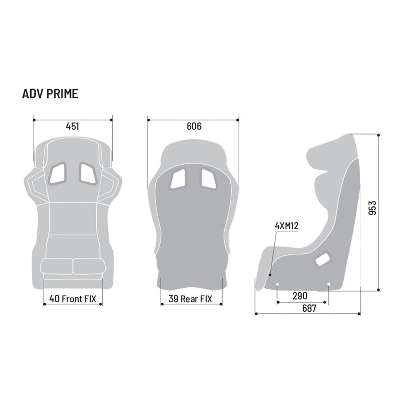 Sparco ADV Prime PAD FIA 8862-2009 Carbon Racing Seat – official product view 4