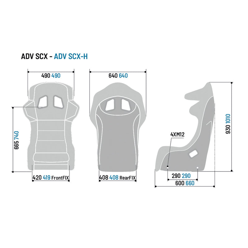 Sparco ADV-SCX FIA 8862-2009 Carbon Racing Seat – official product view 3