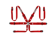 Sparco Competition H-3+2 6-Point FHR Racing Harness – Red – photo 5