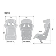 SPARCO MASTER FIBREGLASS SEAT - Bucket seat
