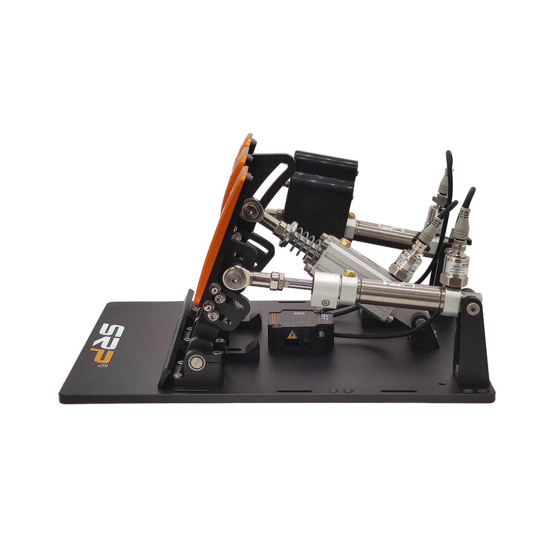 SRP GT-R 3P Black Edition pneumatic sim racing pedals – product view 2