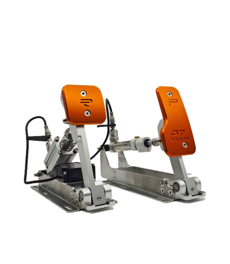 SRP GT-S 2P Gray Edition pneumatic sim racing pedals – product view 1