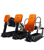 SRP GT-S 3P Black Edition pneumatic sim racing pedals – product view 1