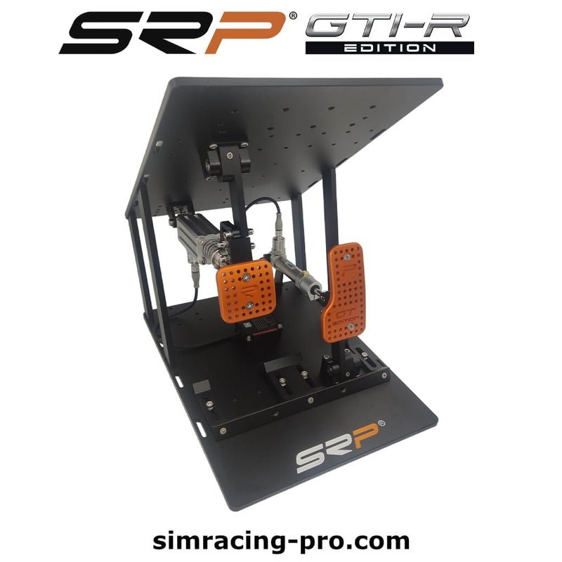 SRP GTI-R 2P Black Edition pneumatic sim racing pedals – product view 3