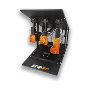 SRP GTI-R 3P Black Edition pneumatic sim racing pedals – product view 2