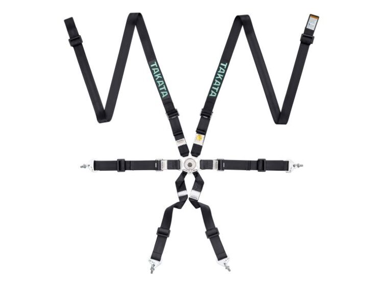 Takata Race 2x2 6-Point Racing Harness – Black – photo 9