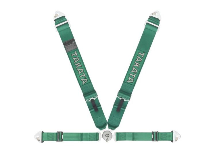 Takata Race 4 ASM Snap-On 4-Point Racing Harness – Green – photo 4