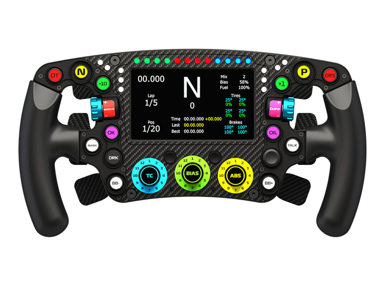 Leoxz - XF1 - Sport Formula Stuur + LCD-scherm - USB